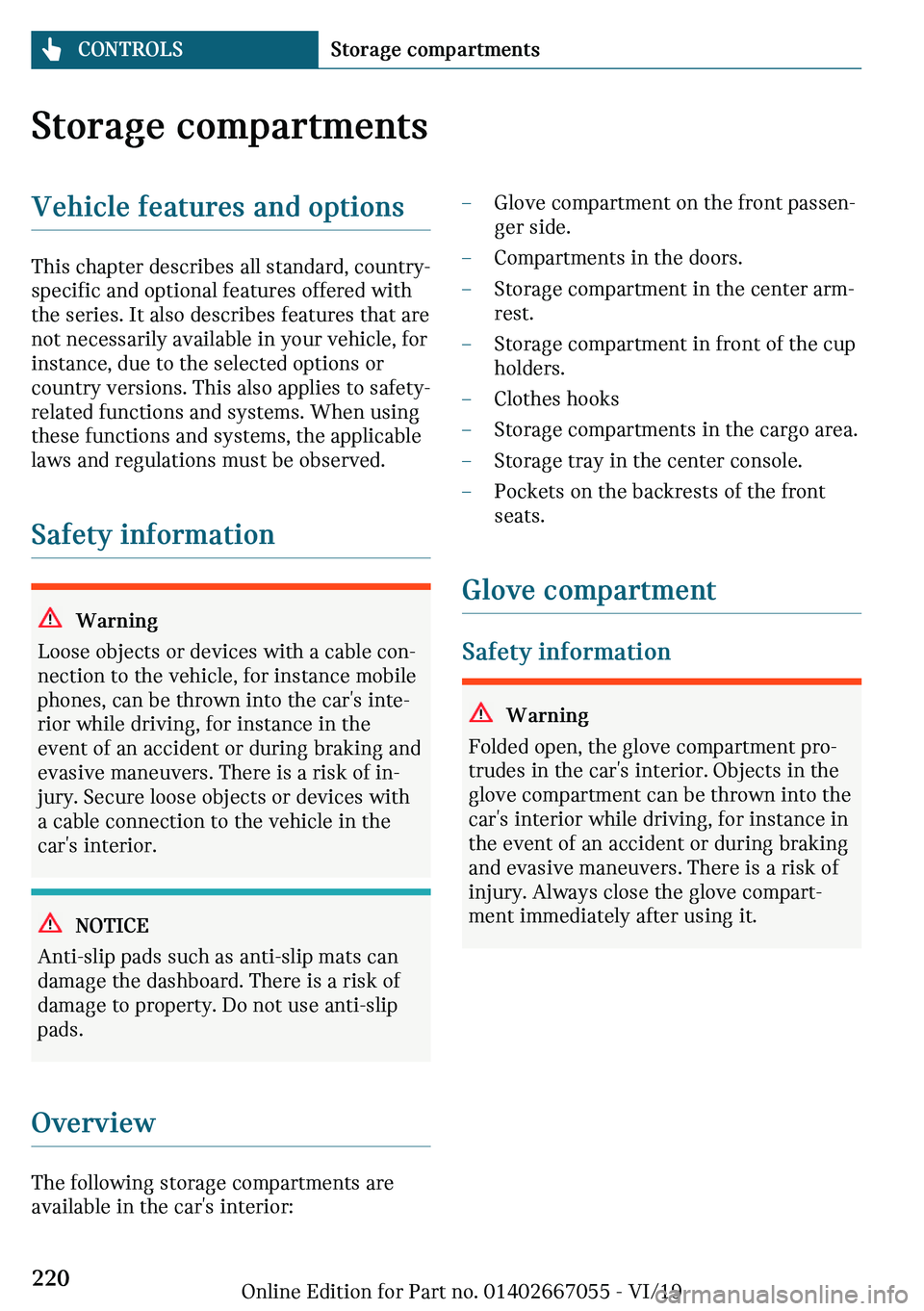 MINI CLUBMAN 2020  Owners Manual �d�