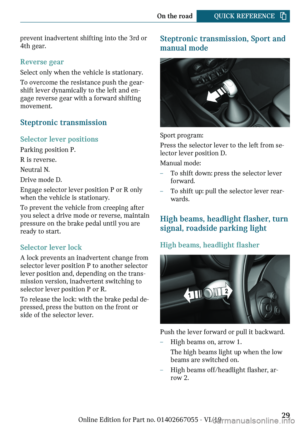 MINI CLUBMAN 2020  Owners Manual �