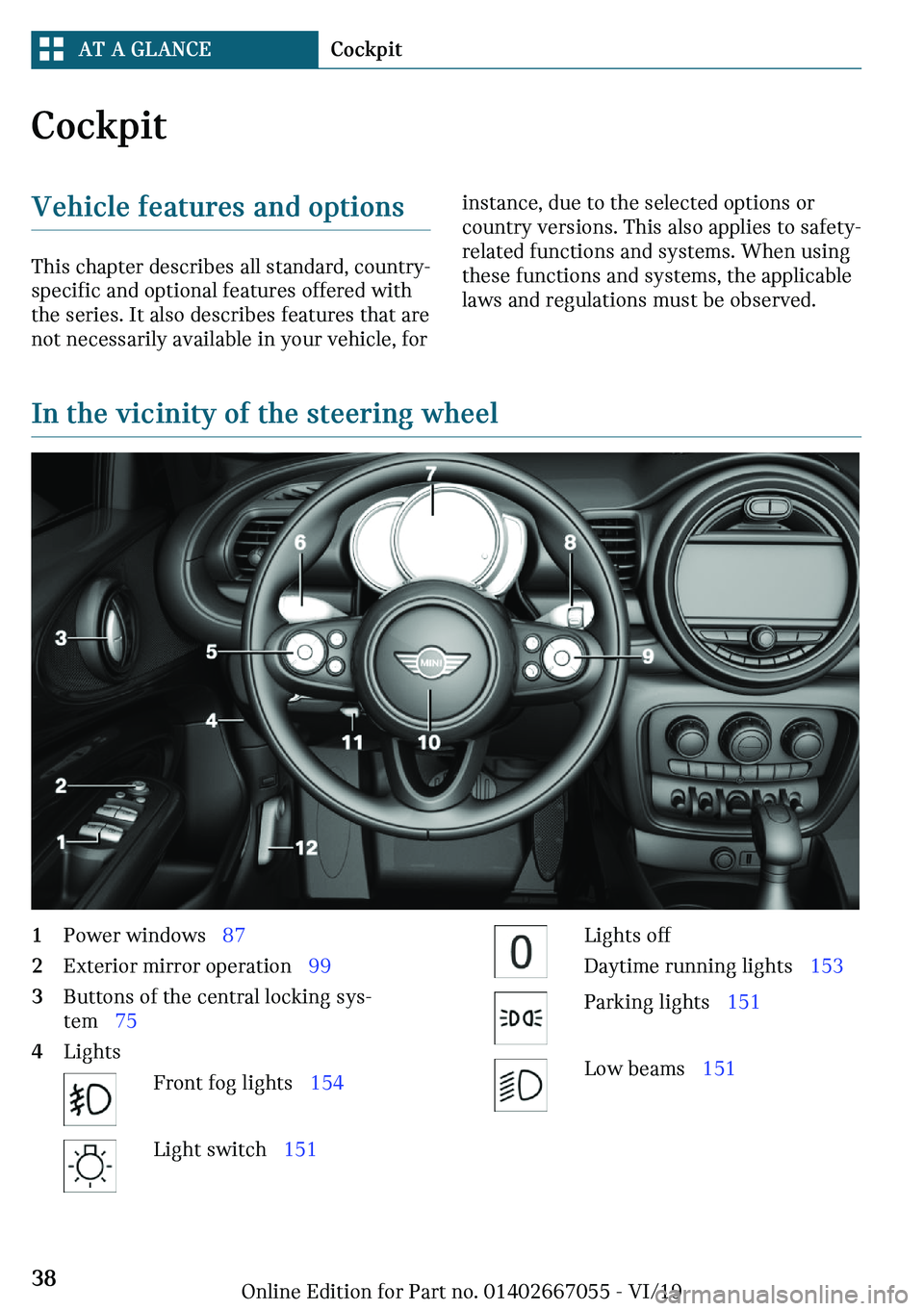 MINI CLUBMAN 2020  Owners Manual �C�