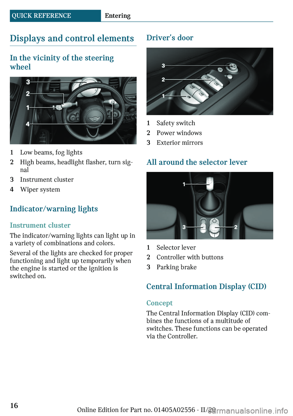 MINI CLUBMAN 2021  Owners Manual ��