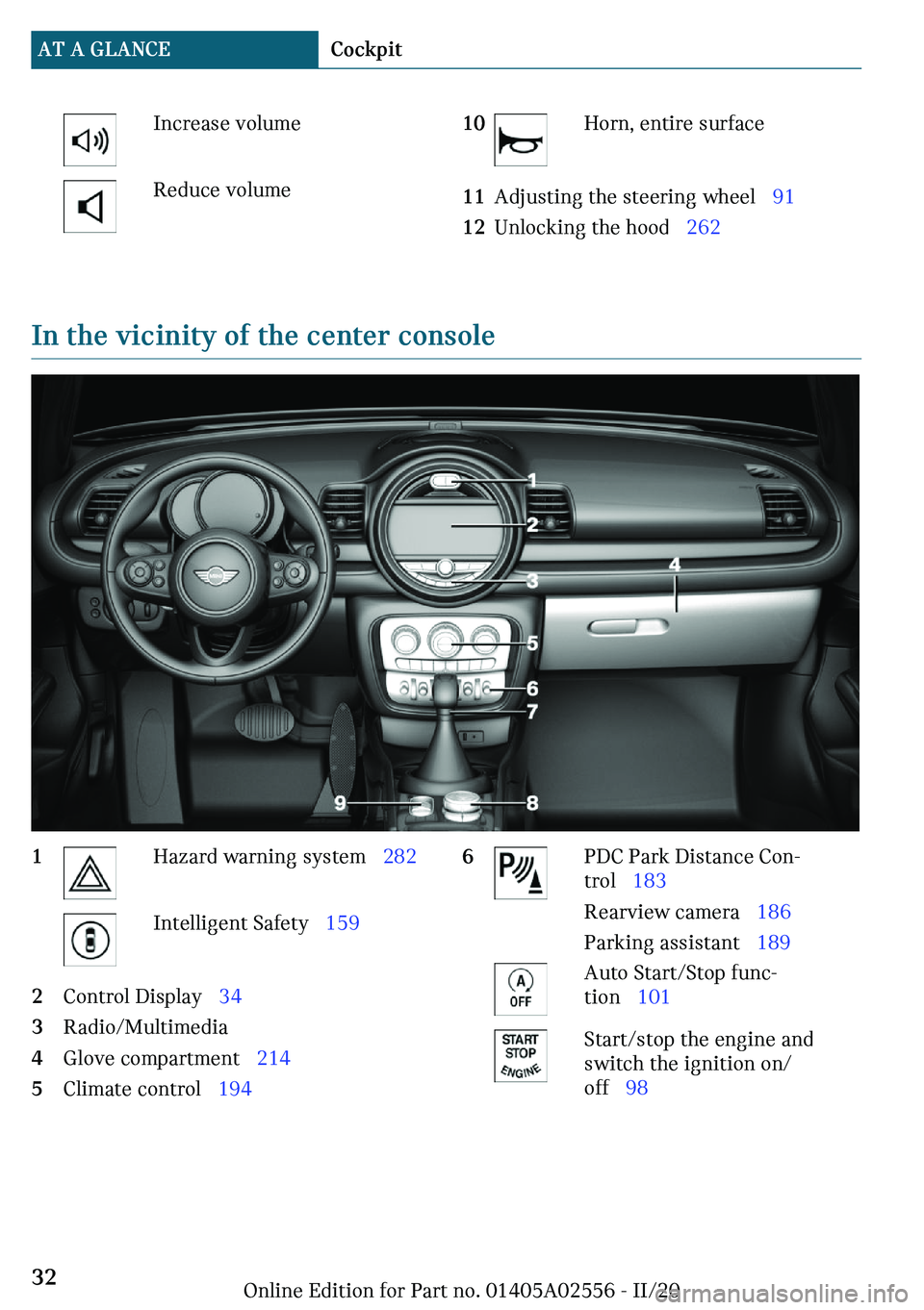 MINI CLUBMAN 2021  Owners Manual �-�n�c�r�