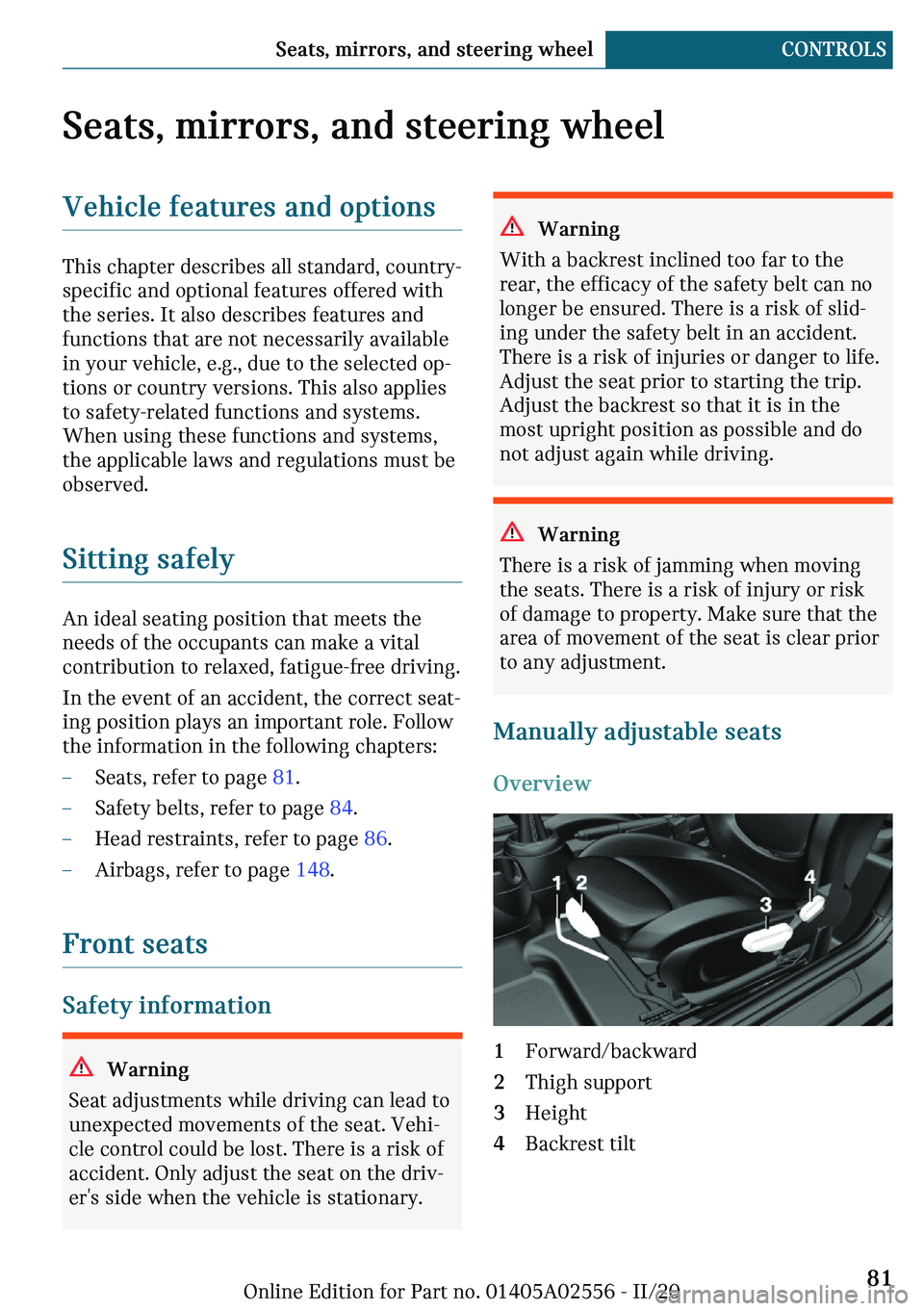 MINI CLUBMAN 2021  Owners Manual �d�