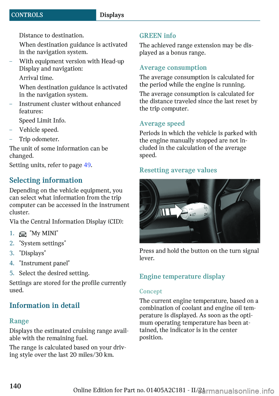 MINI CLUBMAN 2022  Owners Manual ��