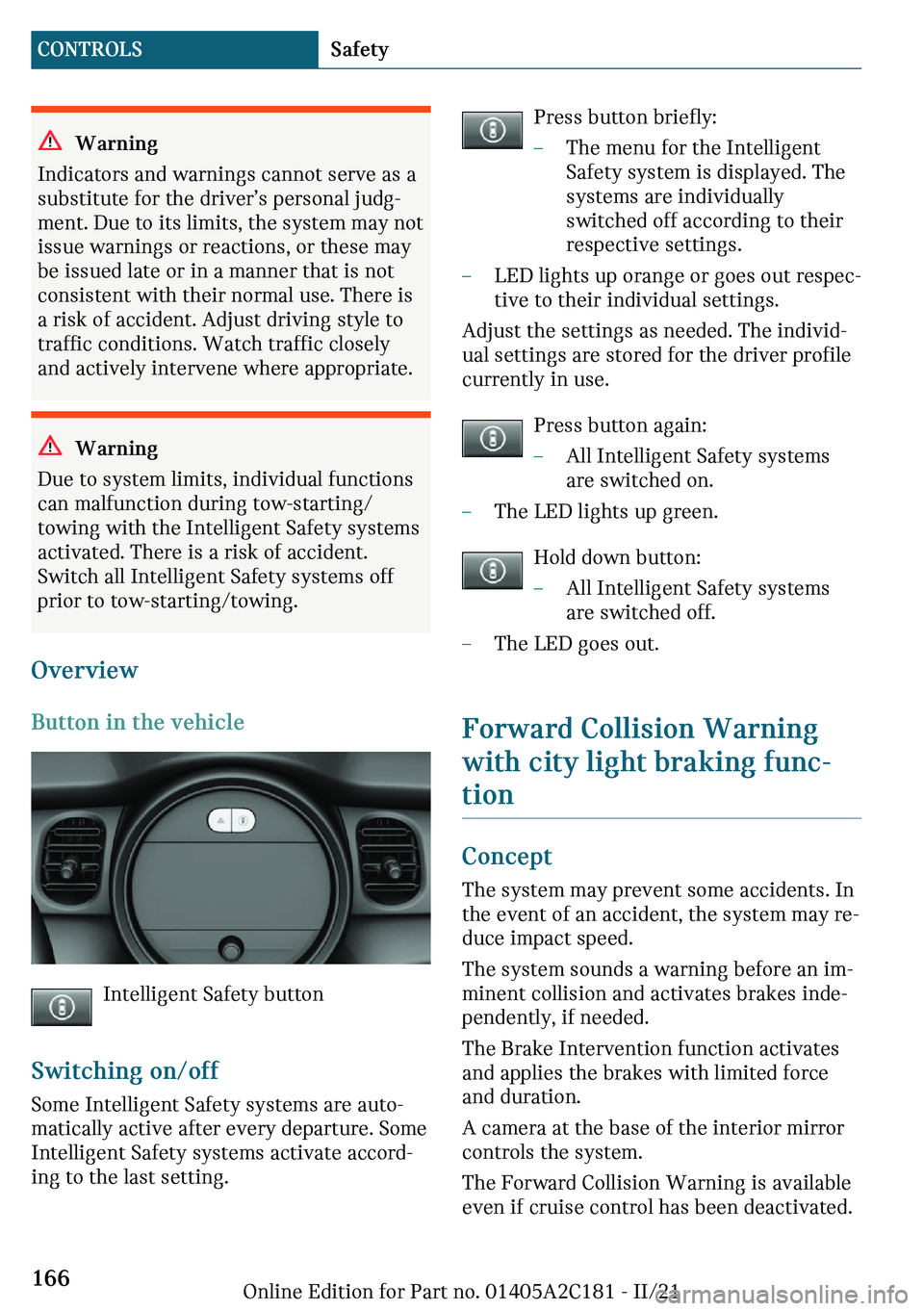 MINI CLUBMAN 2022  Owners Manual �W�