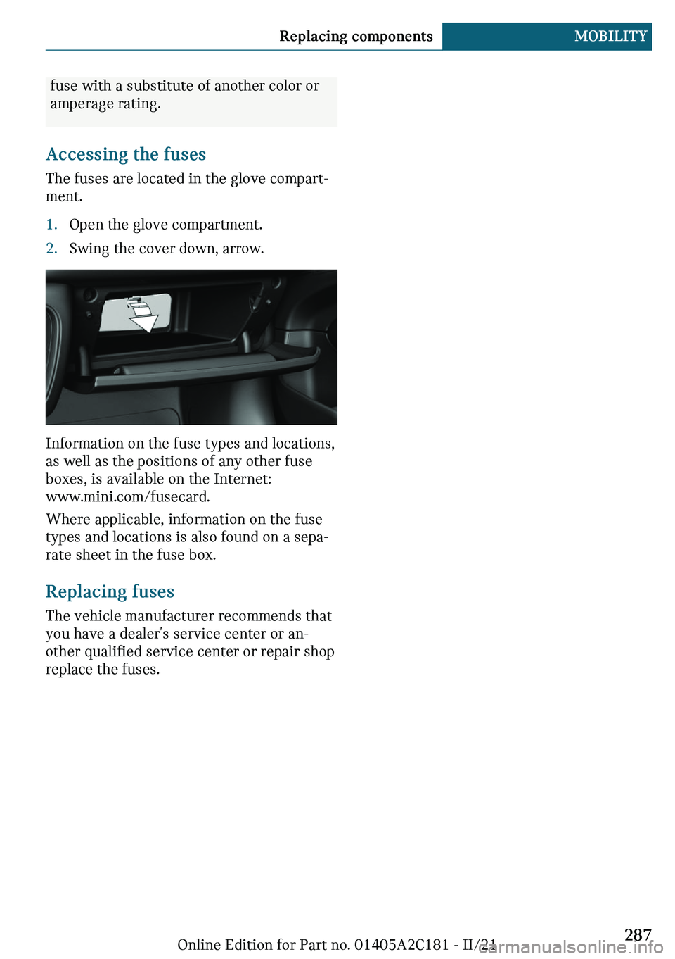 MINI CLUBMAN 2022  Owners Manual �f�