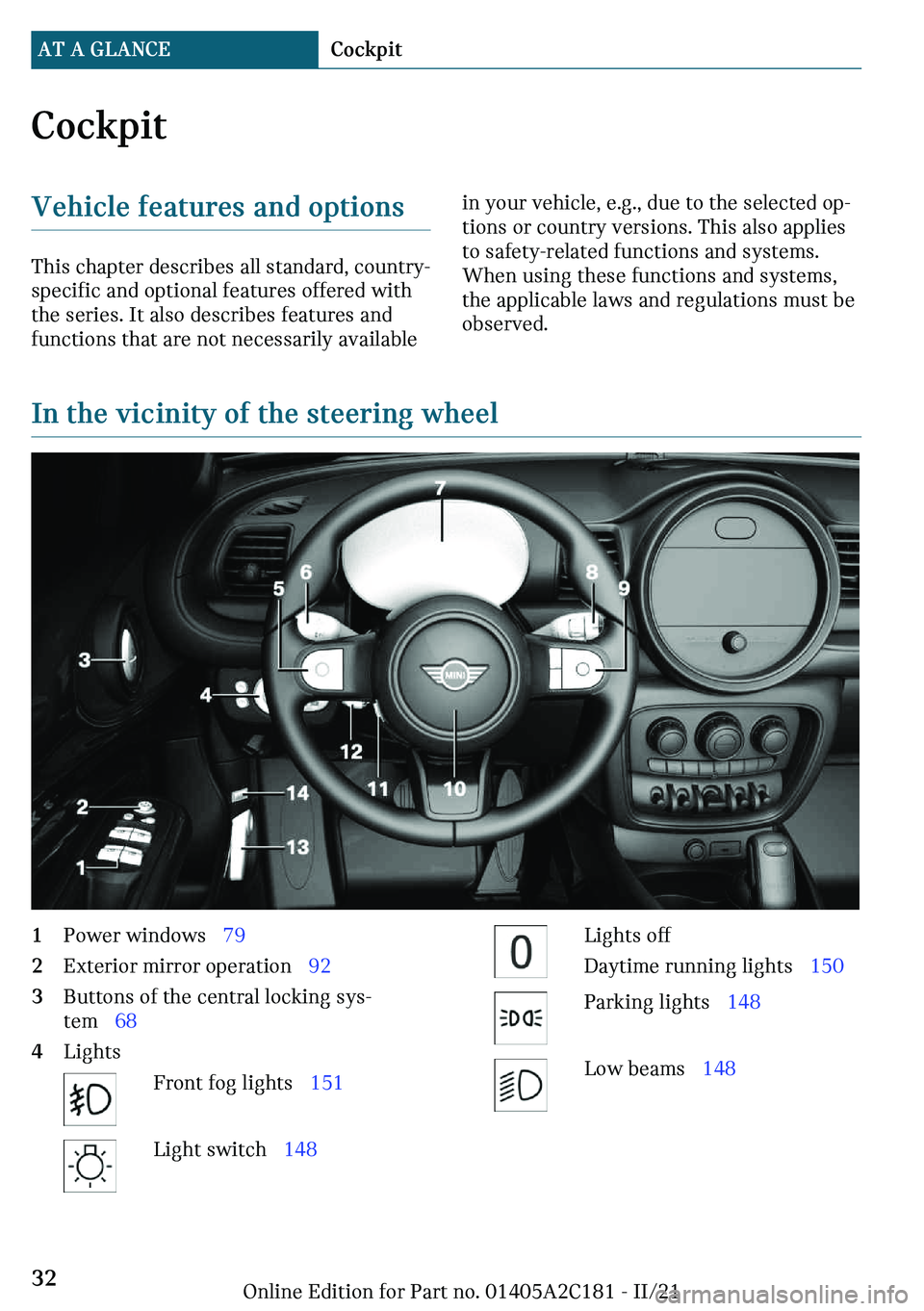 MINI CLUBMAN 2022  Owners Manual �C�