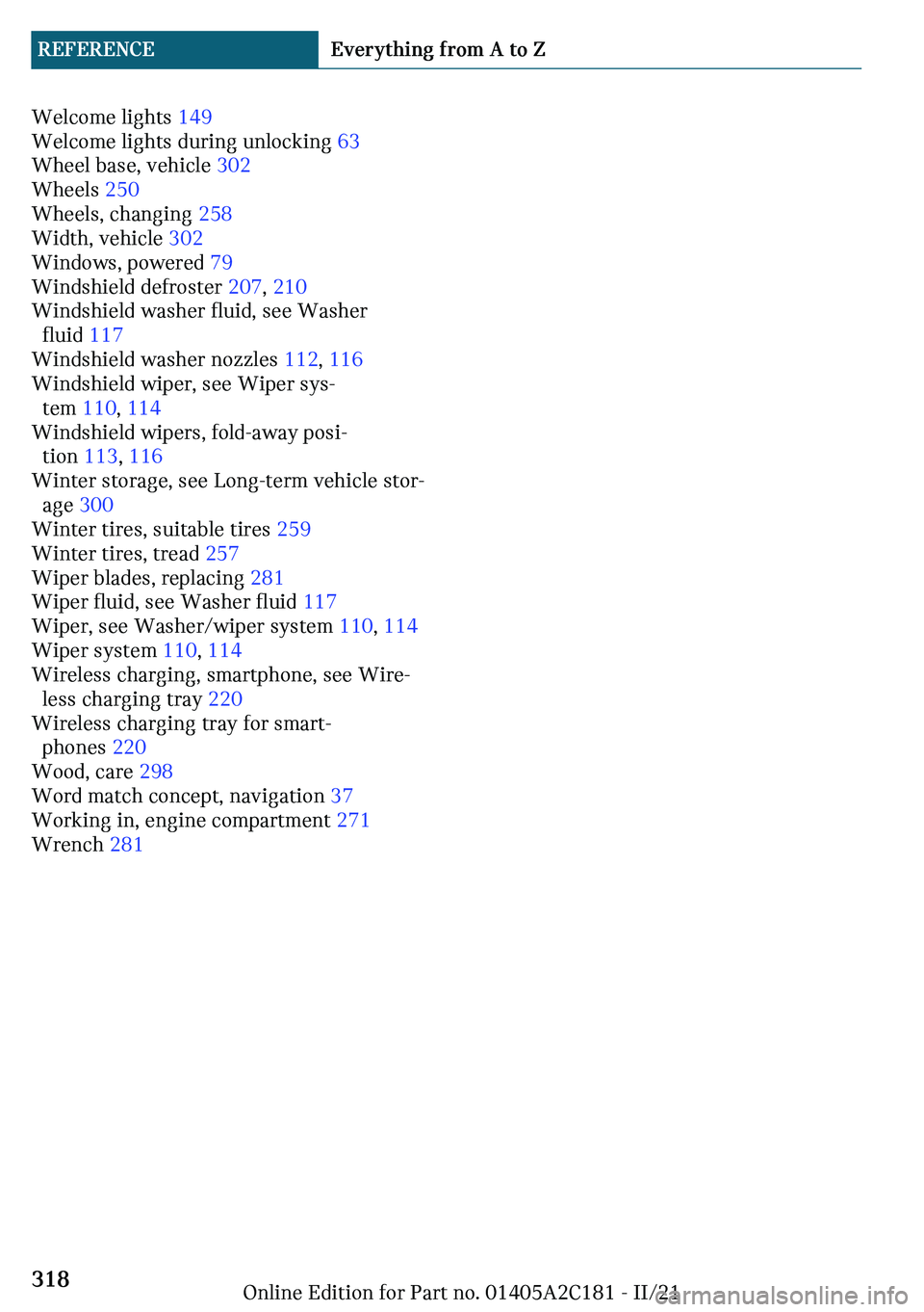 MINI CLUBMAN 2022  Owners Manual �W�