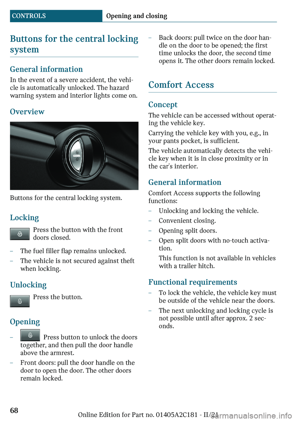 MINI CLUBMAN 2022  Owners Manual �B�