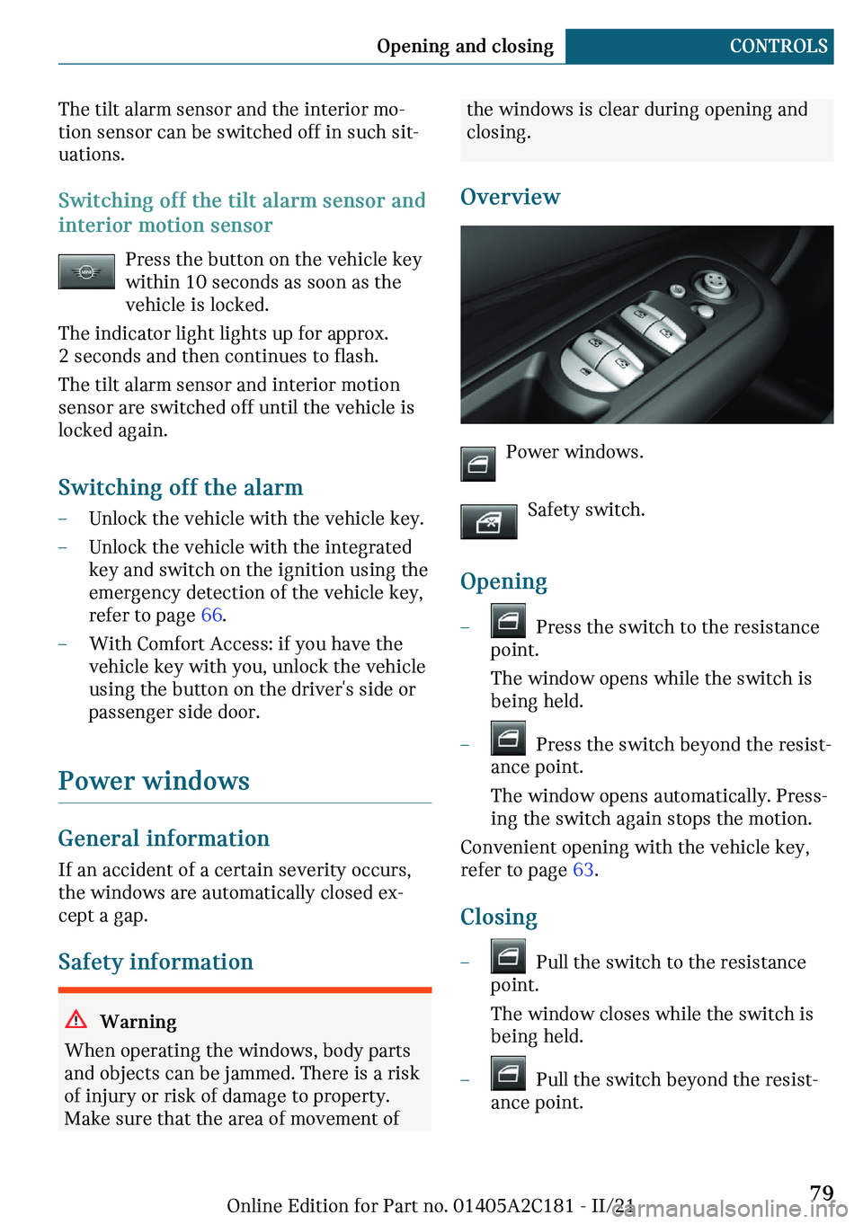 MINI CLUBMAN 2022  Owners Manual �m�