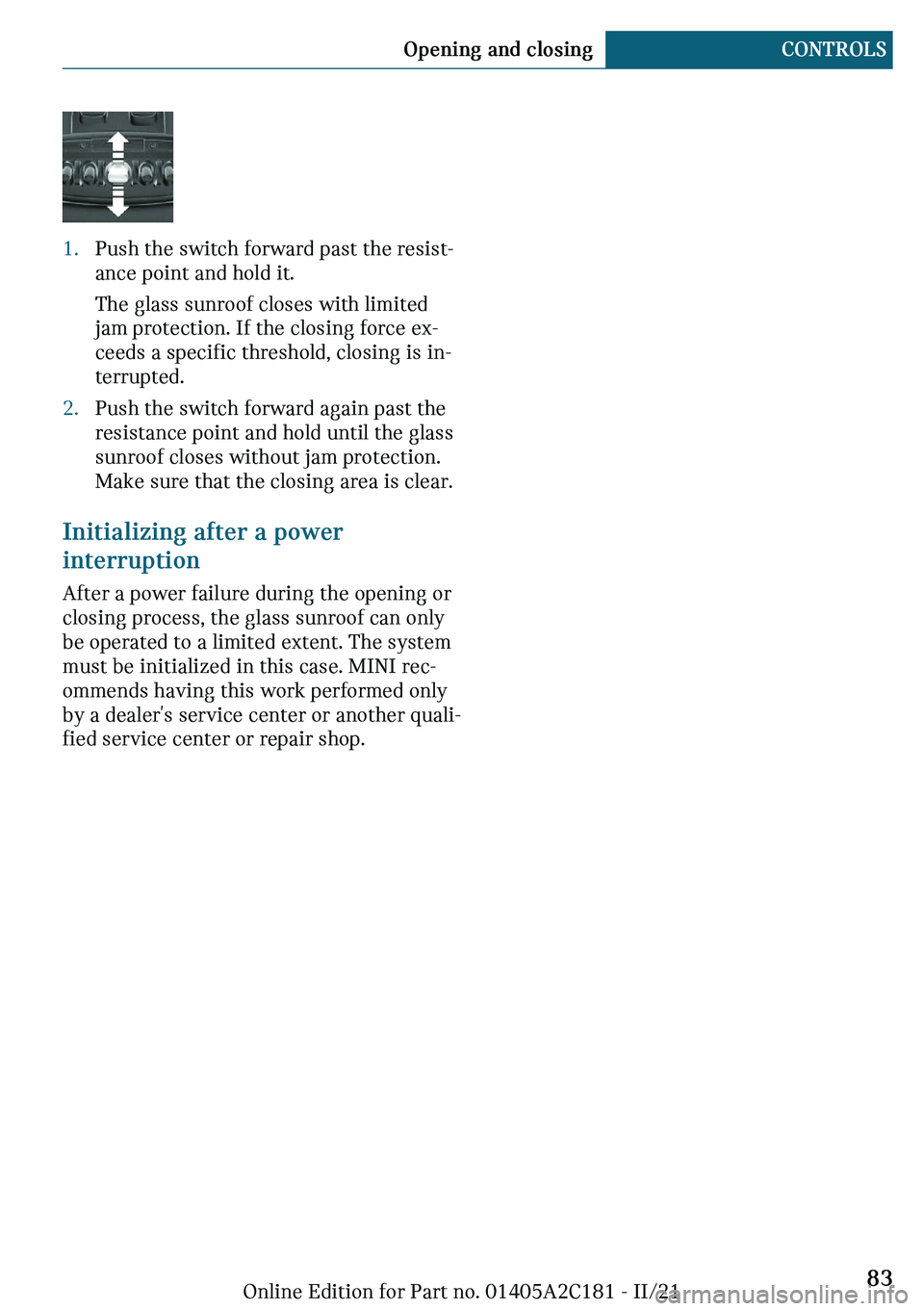 MINI CLUBMAN 2022  Owners Manual c�\�