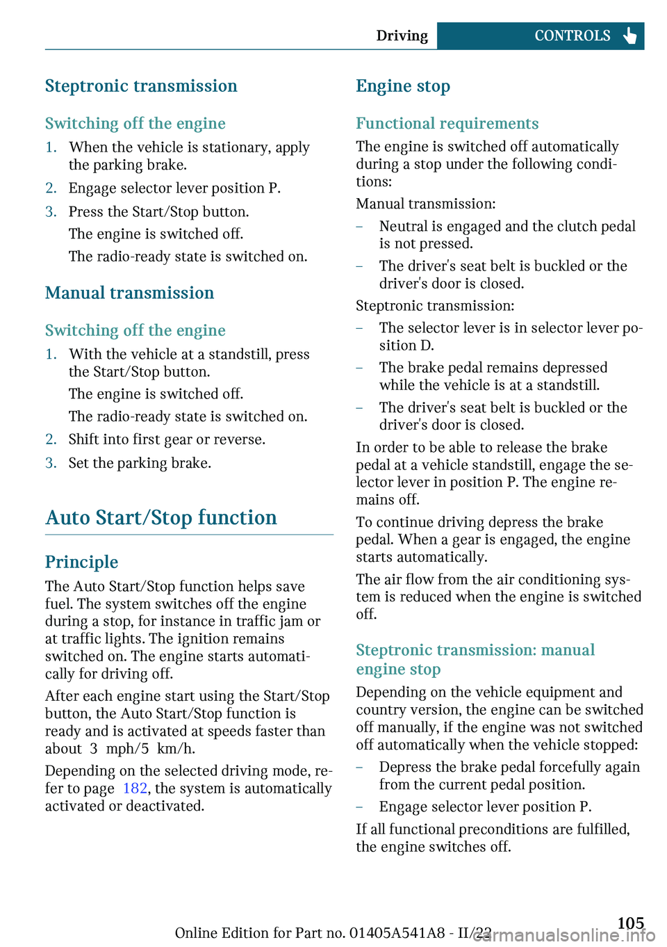 MINI CLUBMAN 2023  Owners Manual �d�