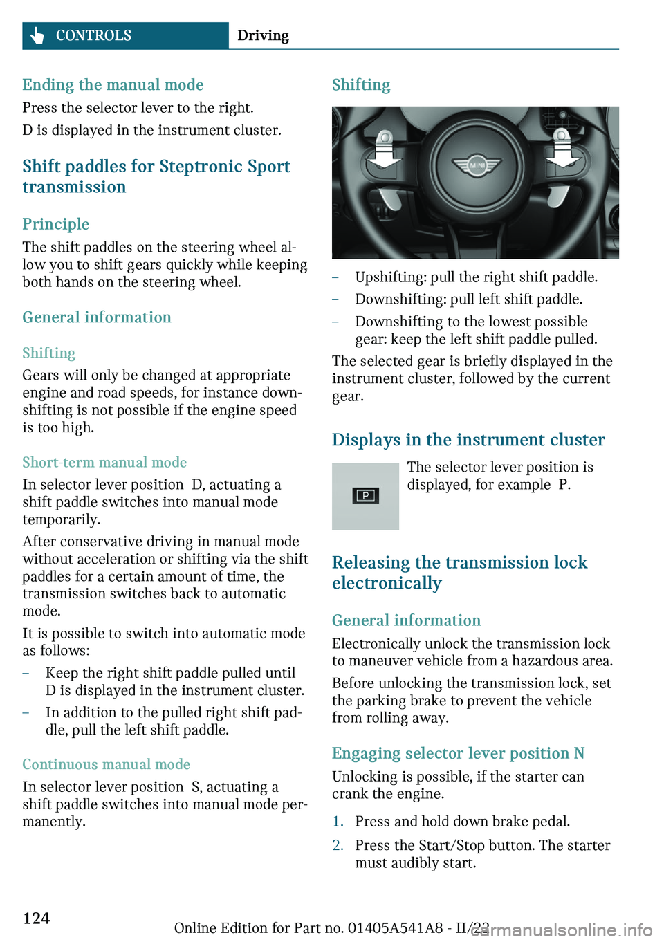 MINI CLUBMAN 2023  Owners Manual ��n�