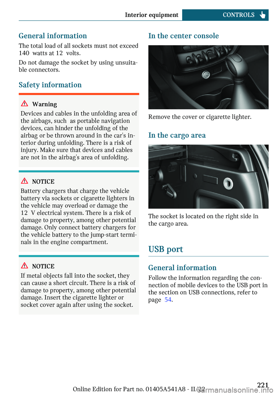 MINI CLUBMAN 2023  Owners Manual �G�