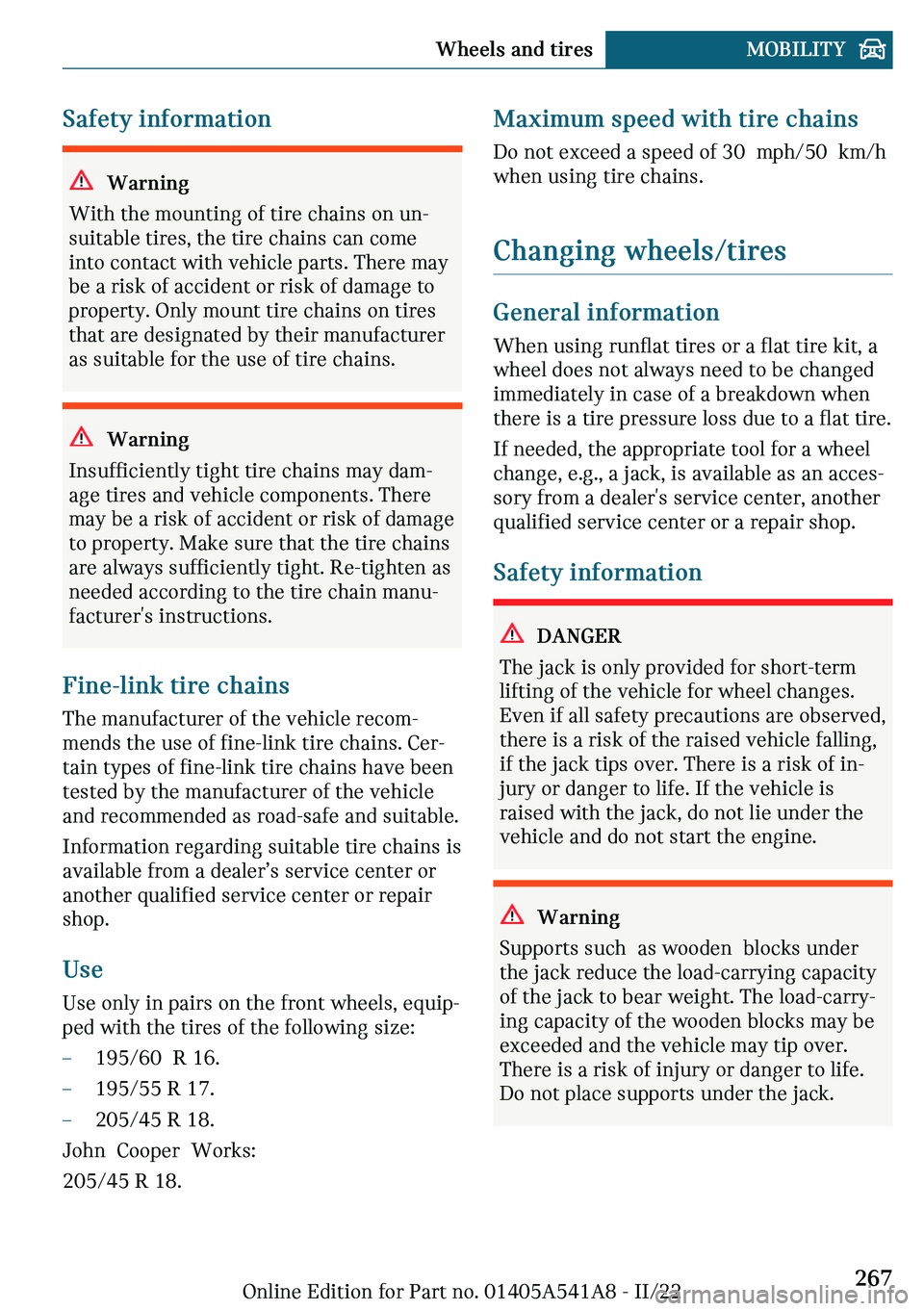 MINI CLUBMAN 2023  Owners Manual �d�