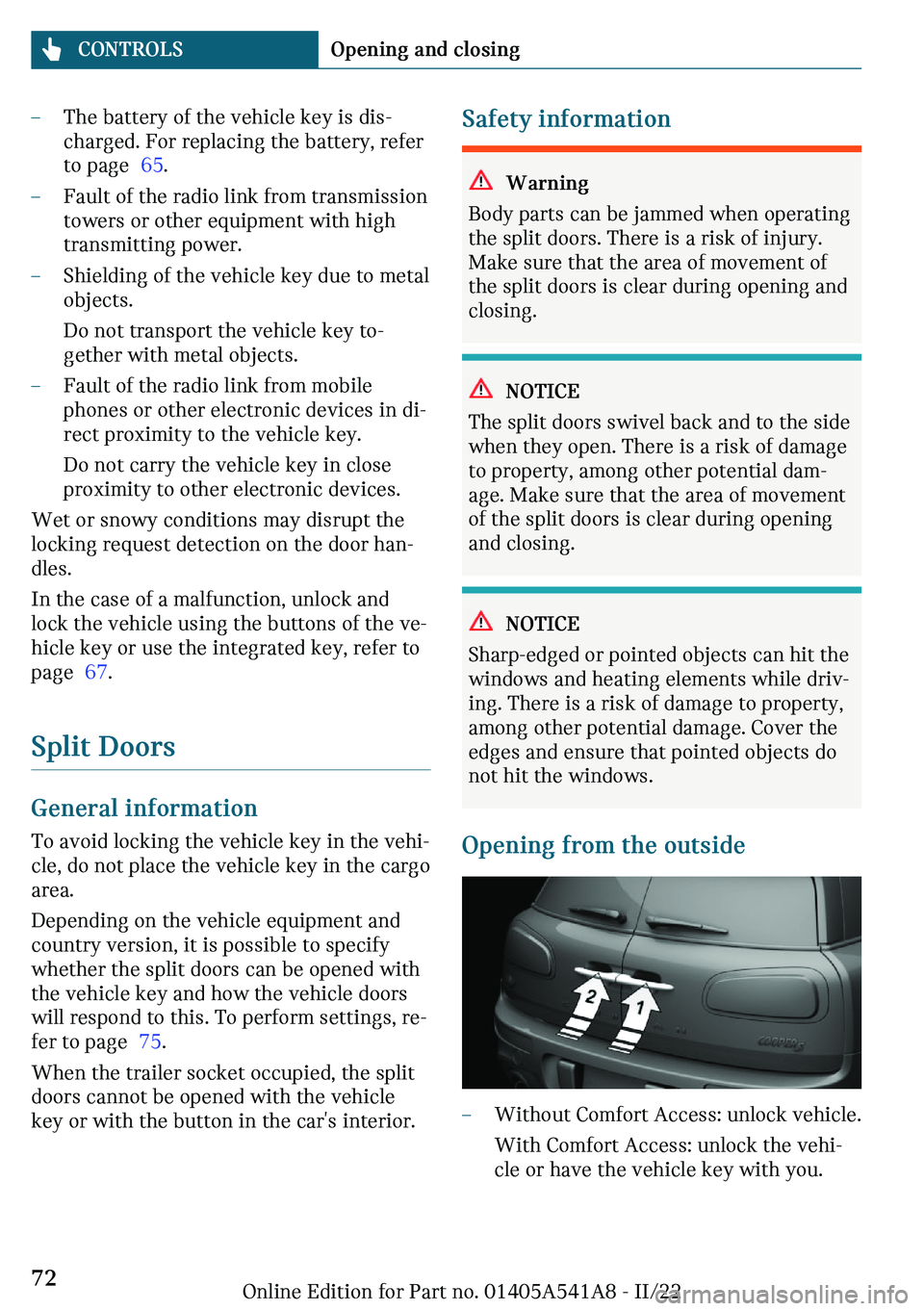 MINI CLUBMAN 2023  Owners Manual 