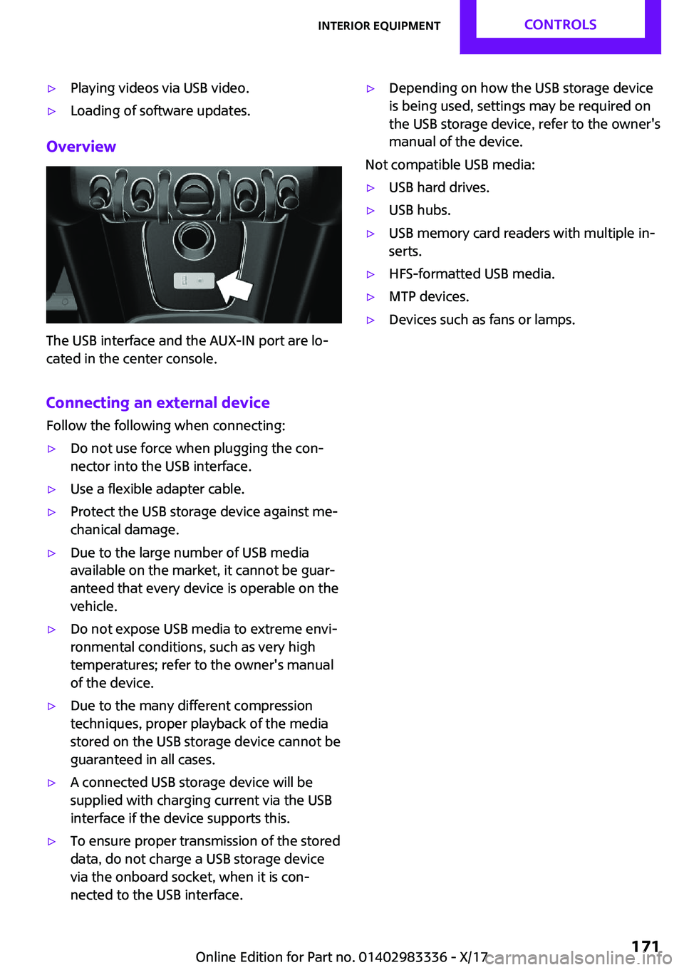 MINI COOPER 2018  Owners Manual '