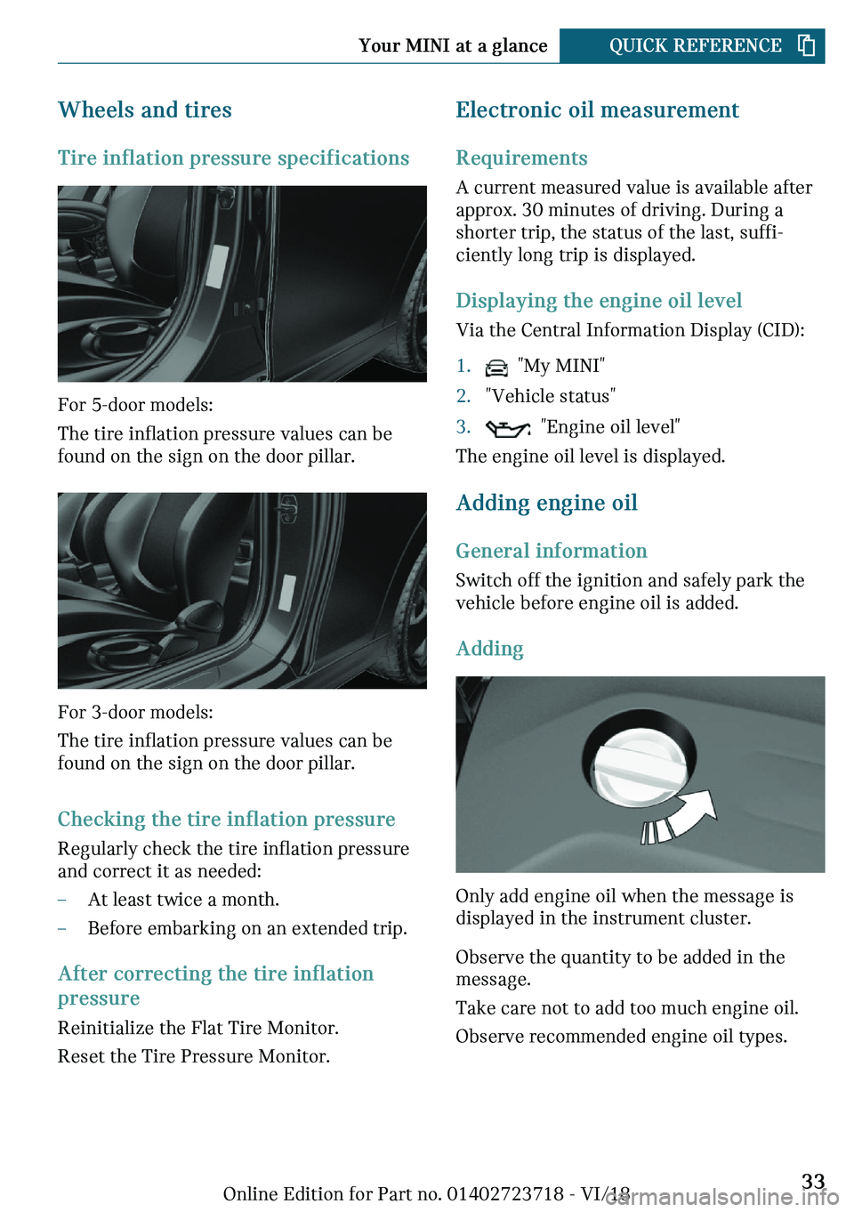 MINI COOPER 2019  Owners Manual �W�