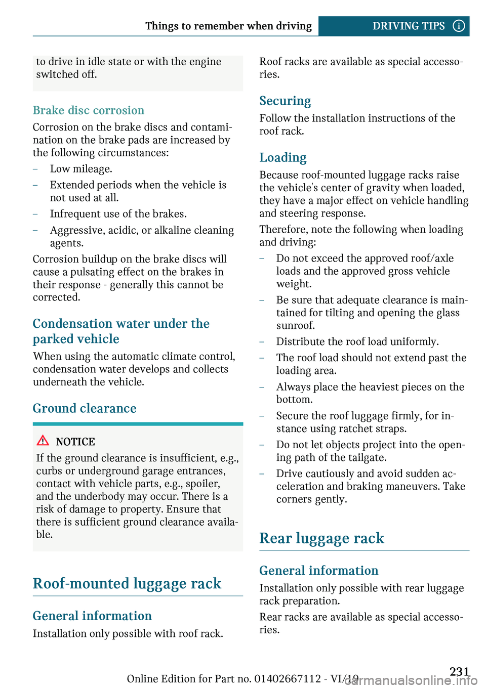 MINI COOPER 2020  Owners Manual �