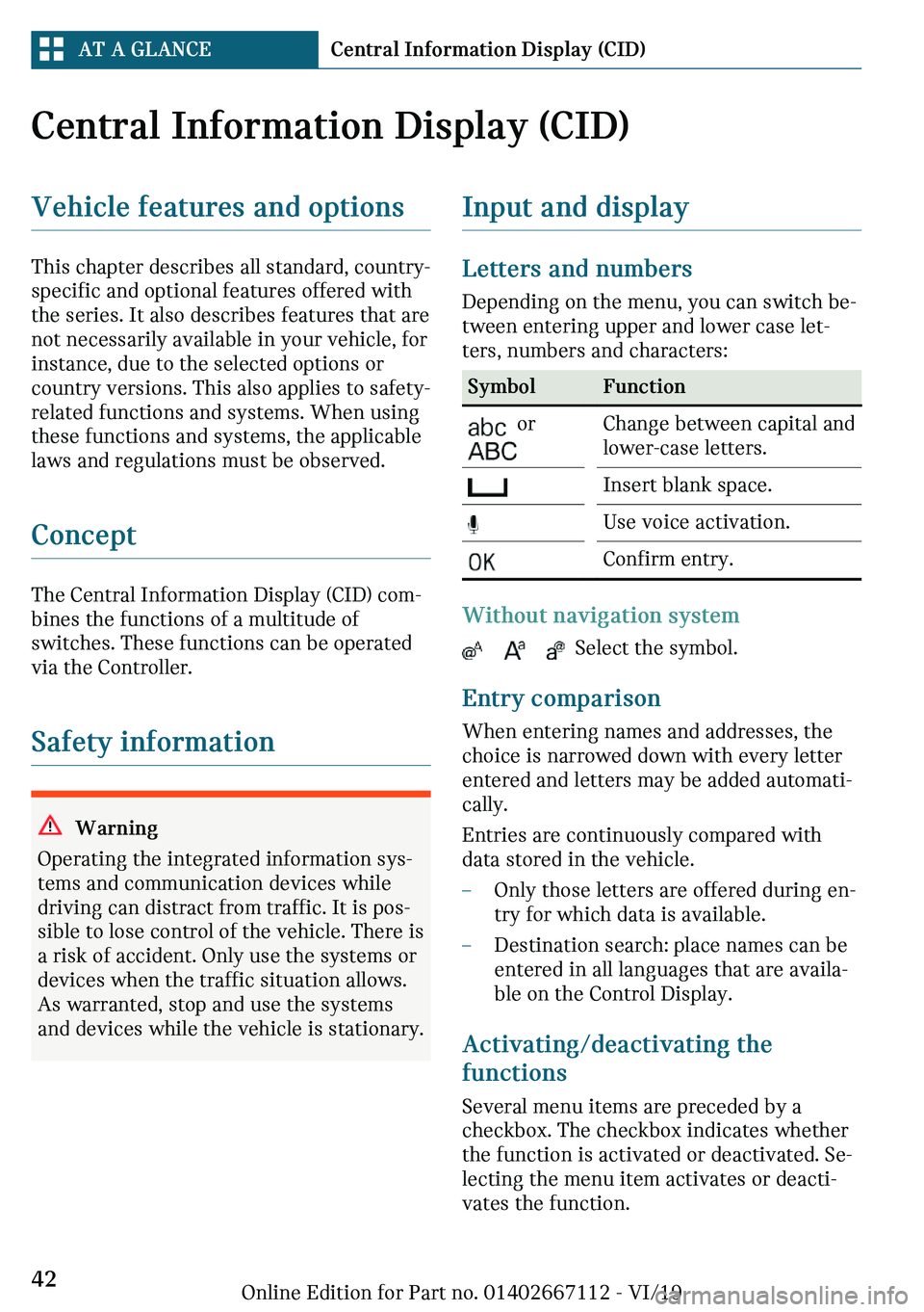 MINI COOPER 2020  Owners Manual �C�