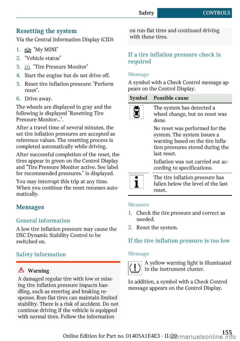 MINI COOPER 2021  Owners Manual �`�