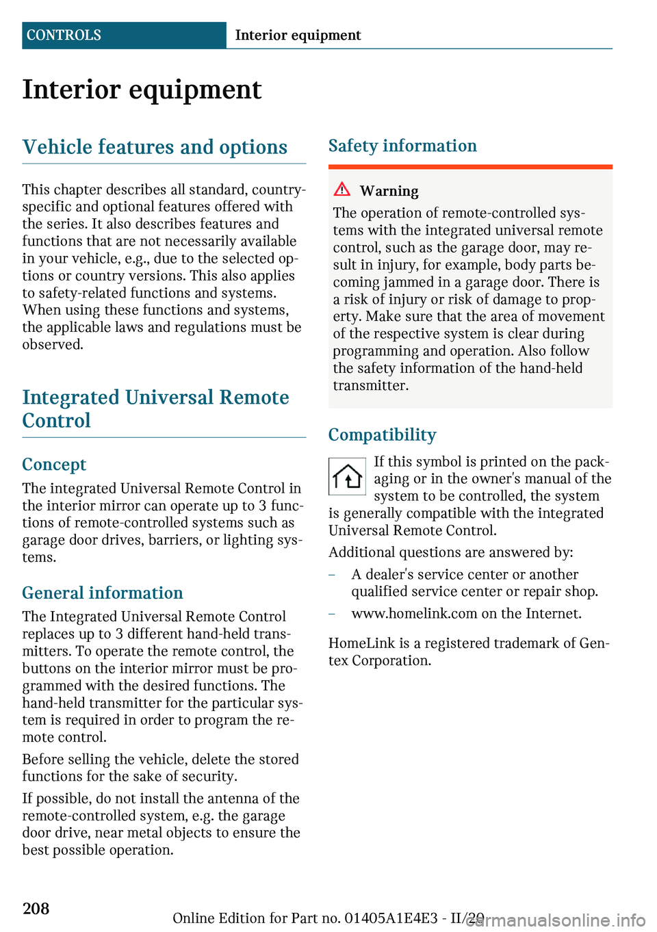 MINI COOPER 2021  Owners Manual �-�n�