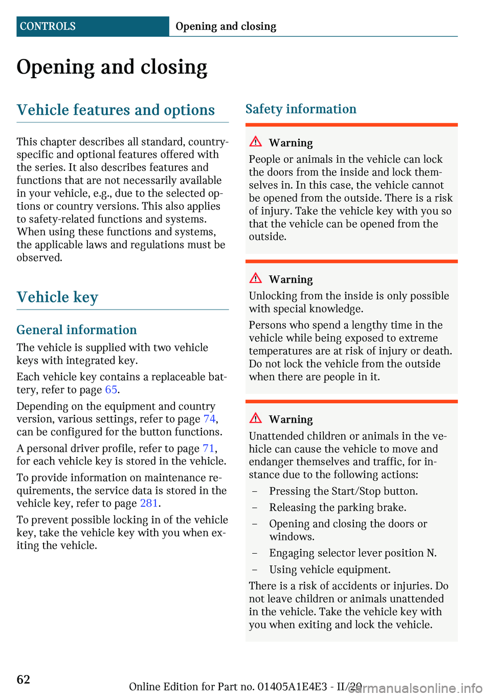 MINI COOPER 2021  Owners Manual �O�