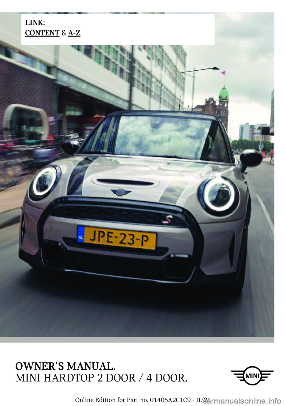 MINI COOPER 2022  Owners Manual �O�W�N��`