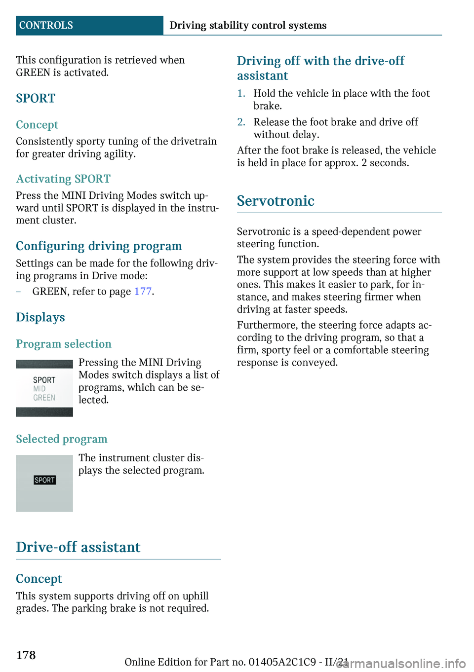 MINI COOPER 2022  Owners Manual �m�