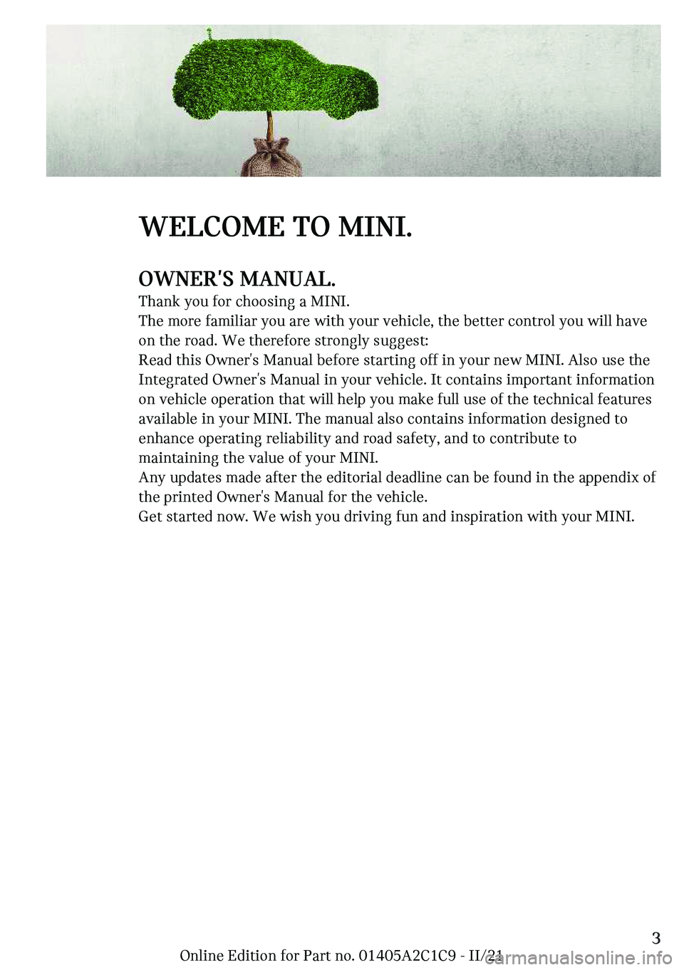MINI COOPER 2022  Owners Manual �W��A�C�O�M���m�O��M�-�N�-c�O�W�N��`