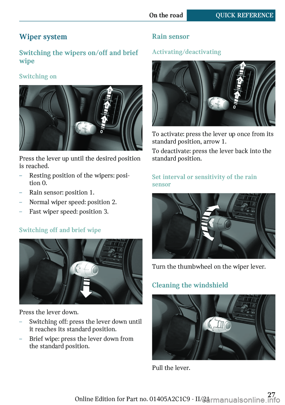 MINI COOPER 2022  Owners Manual �W�