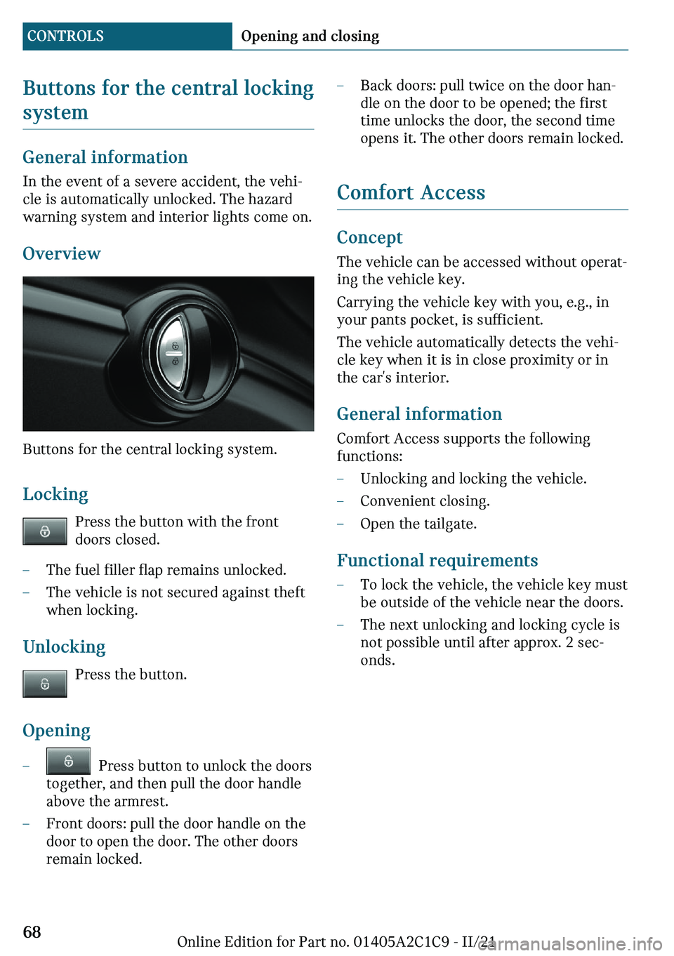 MINI COOPER 2022  Owners Manual �B�
