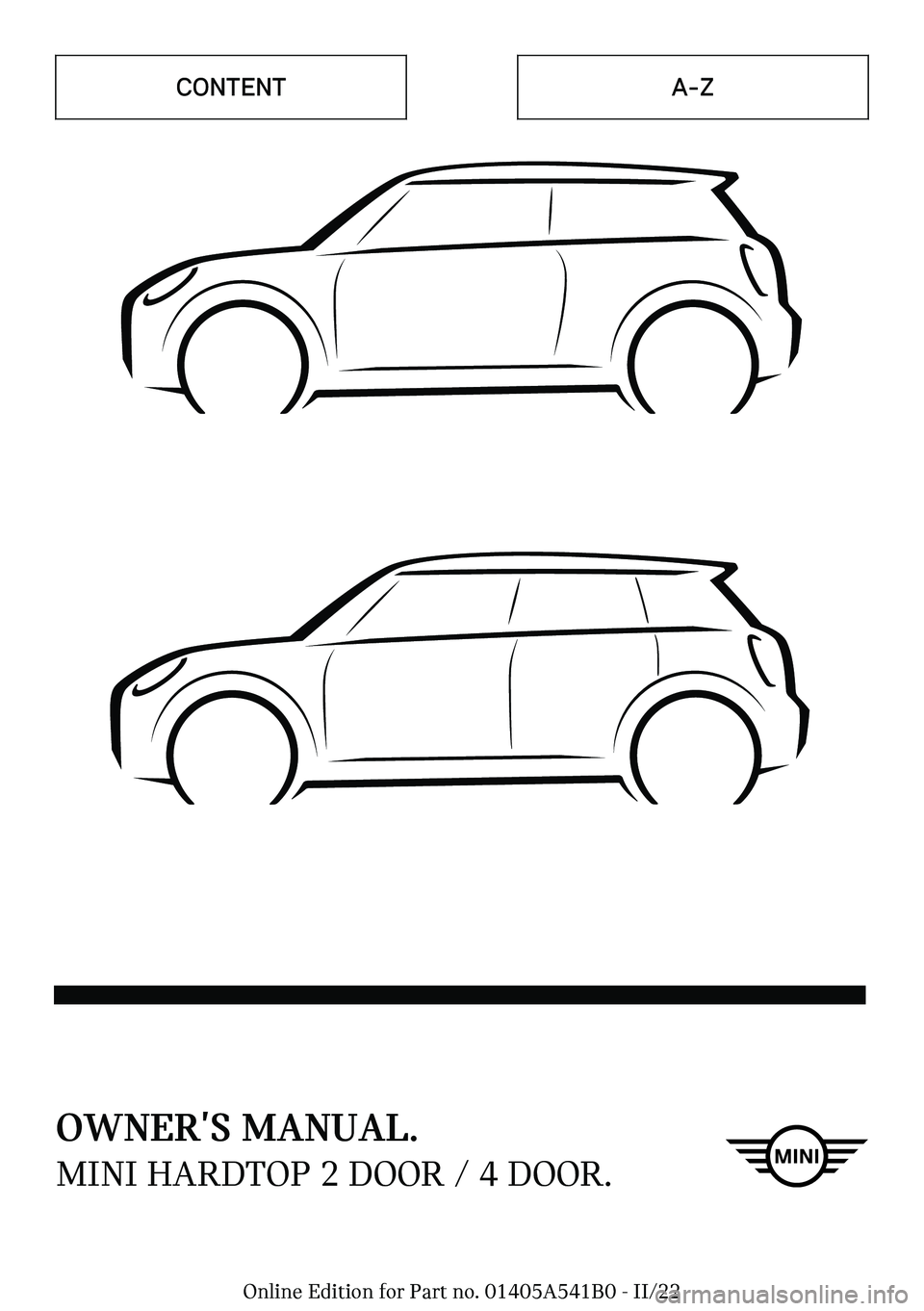 MINI COOPER 2023  Owners Manual �O�W�N��`
