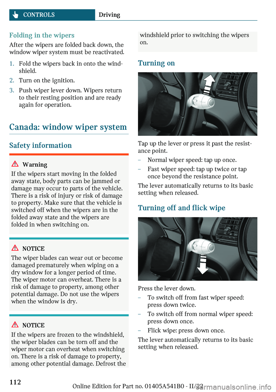 MINI COOPER 2023  Owners Manual �F�