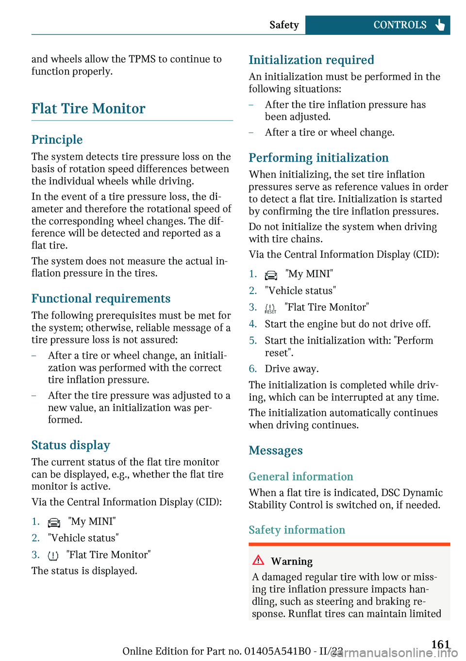 MINI COOPER 2023  Owners Manual �