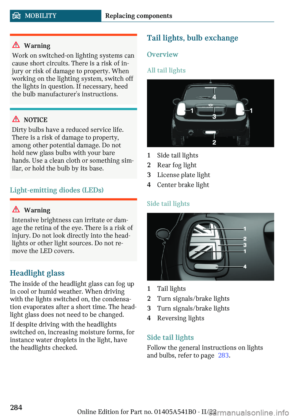 MINI COOPER 2023  Owners Manual �W�