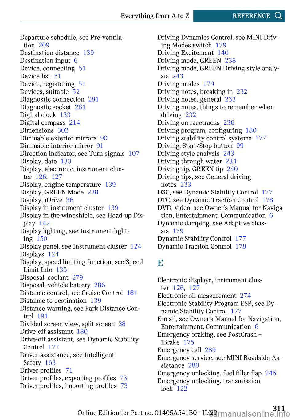 MINI COOPER 2023  Owners Manual ��