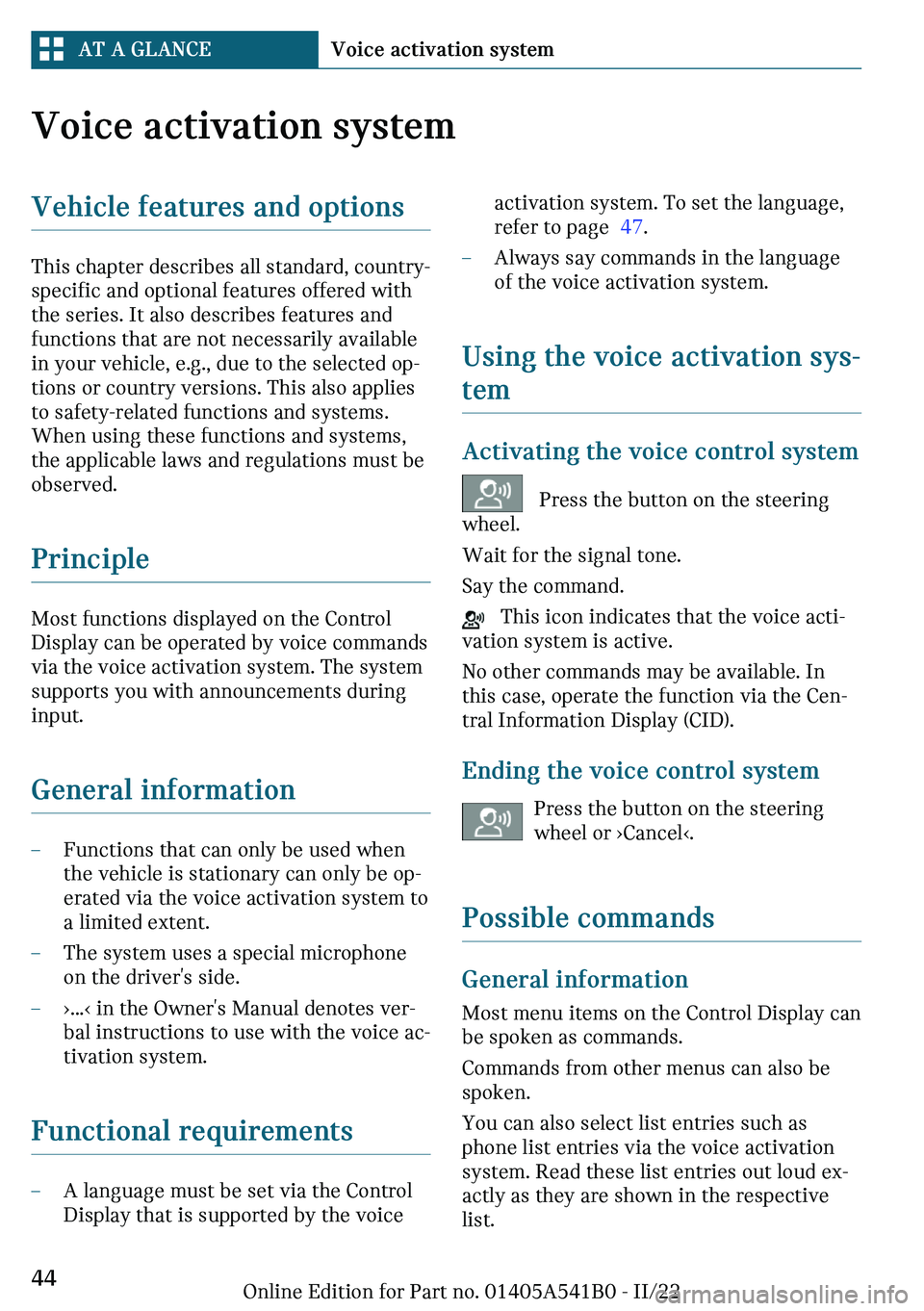 MINI COOPER 2023  Owners Manual �V�