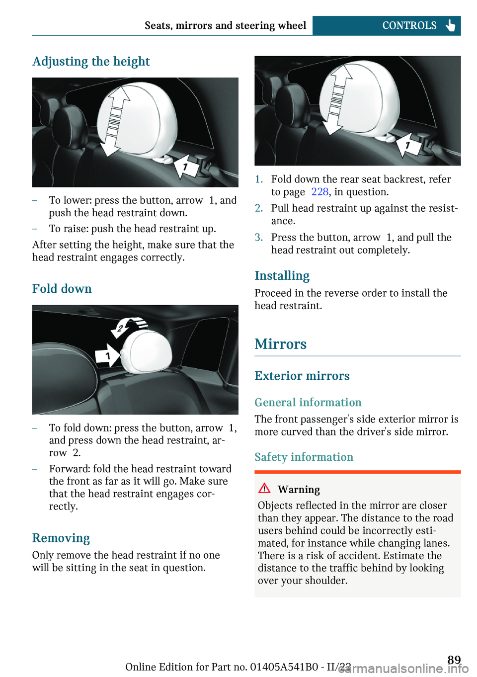 MINI COOPER 2023  Owners Manual ��