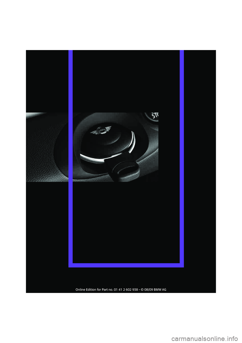 MINI COOPER 2010  Owners Manual 