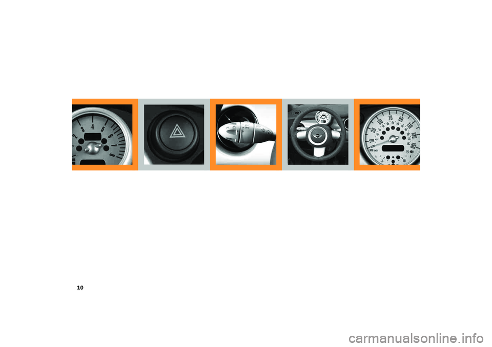 MINI COOPER CONVERTIBLE 2007  Owners Manual 10 