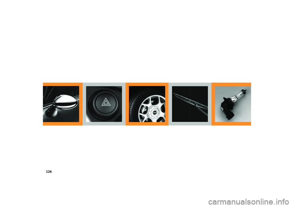 MINI COOPER CONVERTIBLE 2007  Owners Manual 126 