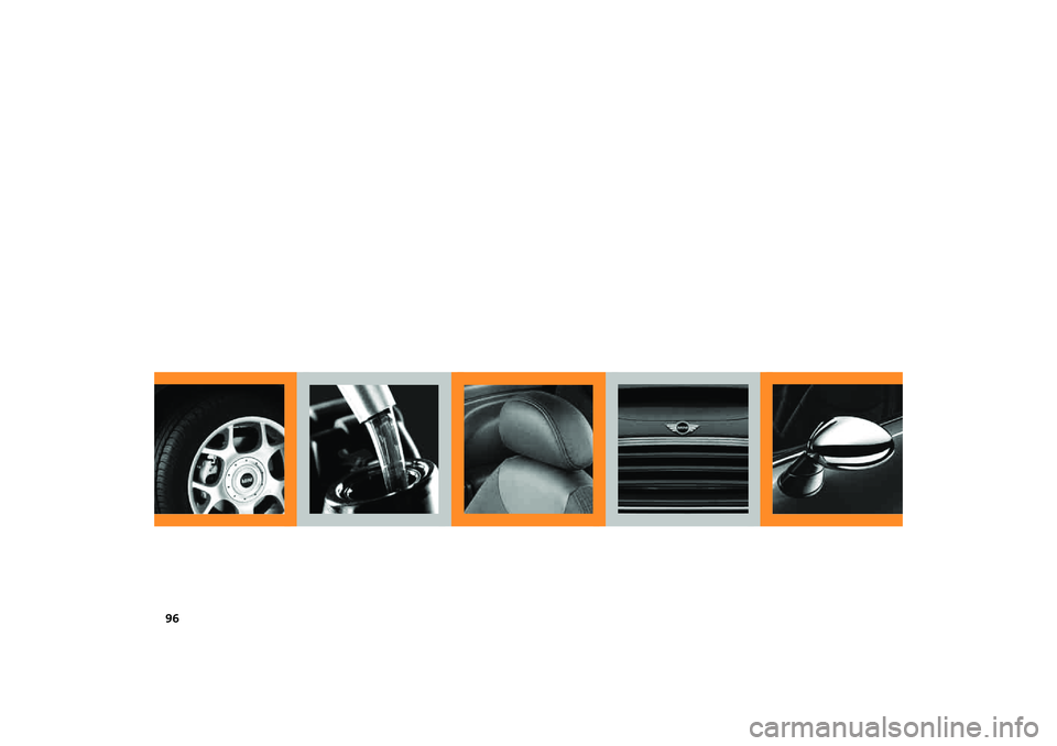 MINI COOPER CONVERTIBLE 2007  Owners Manual 96 