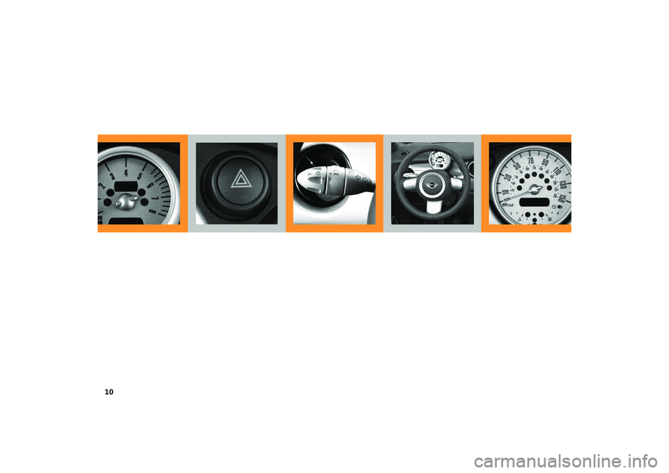 MINI COOPER CONVERTIBLE 2008  Owners Manual 10 