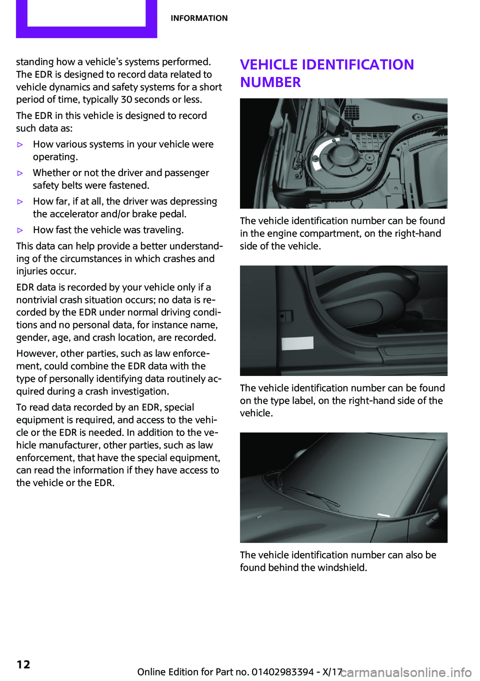 MINI COOPER CONVERTIBLE 2018  Owners Manual �s�t�a�n�d�i�n�g� �h�o�w� �a� �v�e�h�i�c�l�e