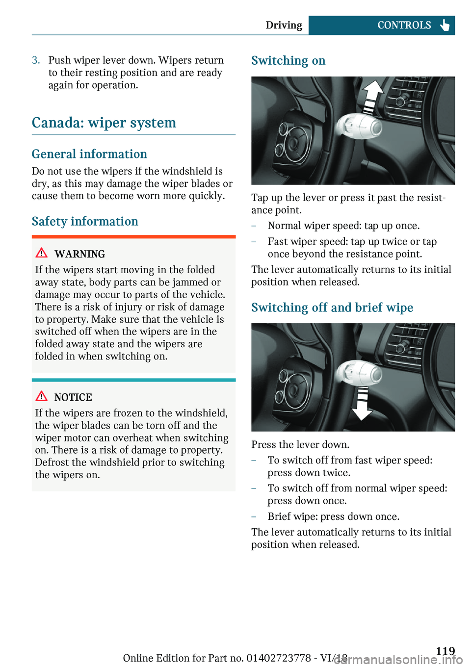 MINI COOPER CONVERTIBLE 2019  Owners Manual c�\�