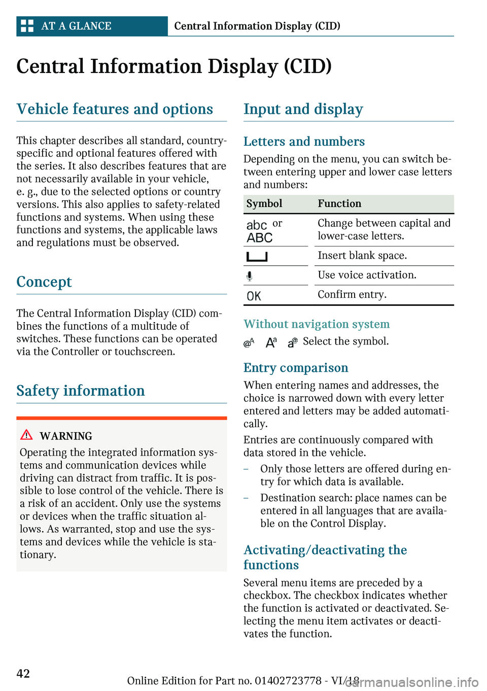 MINI COOPER CONVERTIBLE 2019  Owners Manual �C�