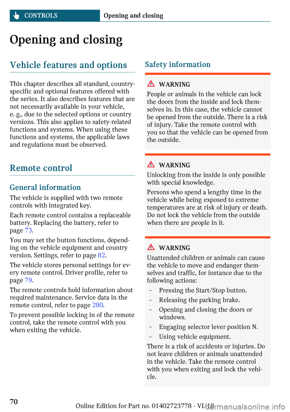 MINI COOPER CONVERTIBLE 2019  Owners Manual �O�