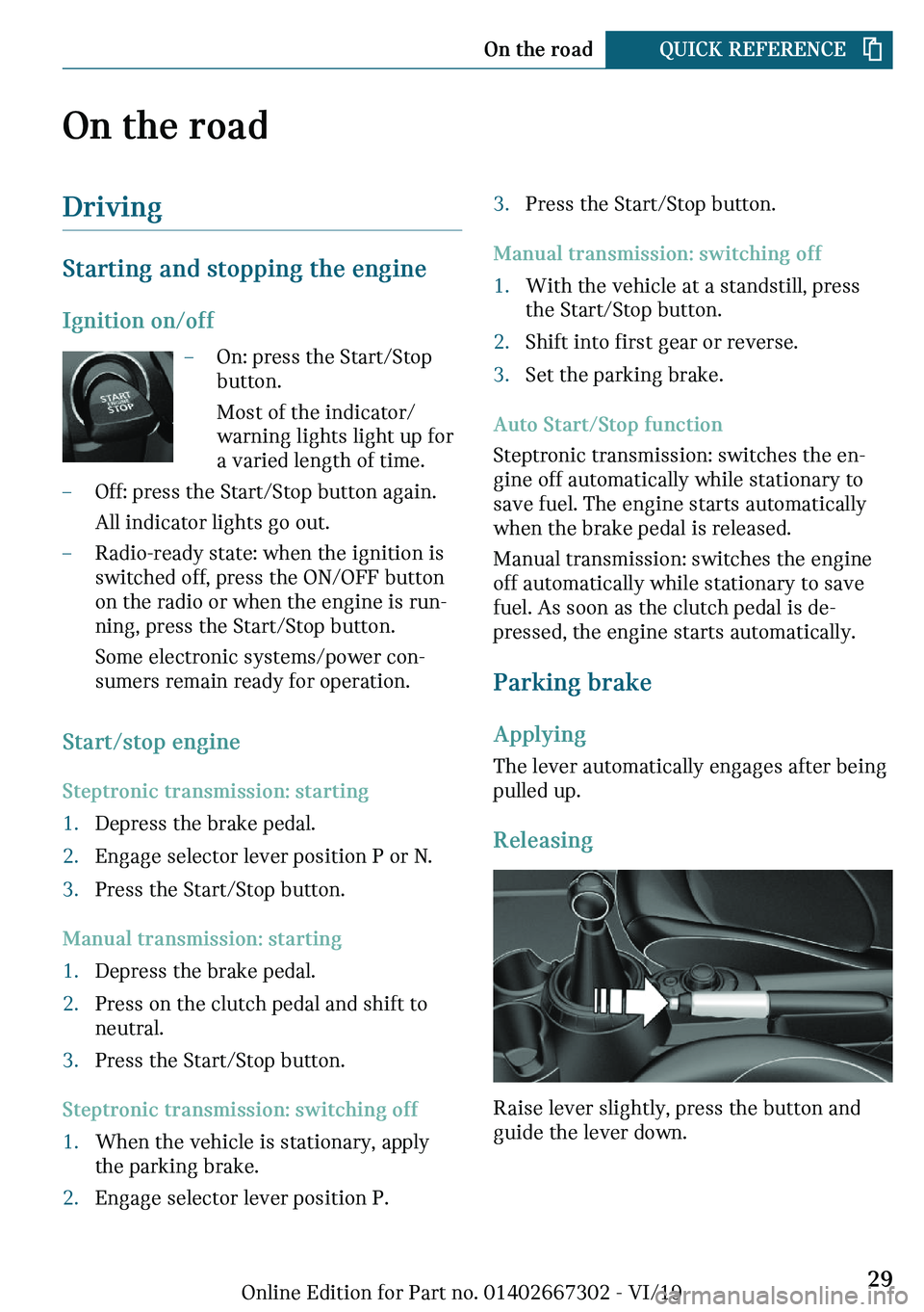 MINI COOPER CONVERTIBLE 2020  Owners Manual �O�n��