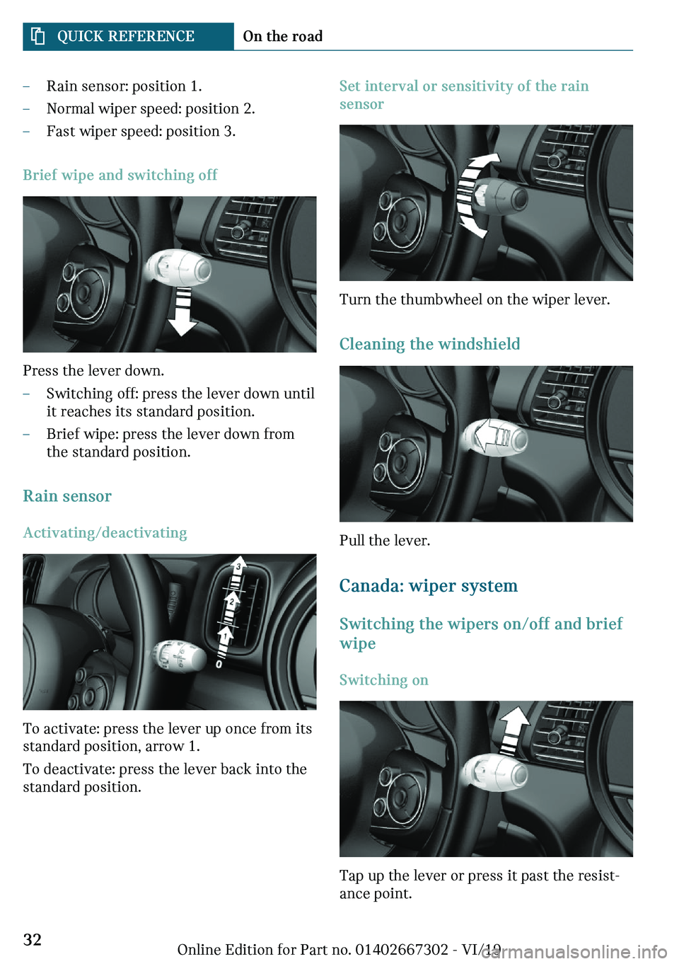MINI COOPER CONVERTIBLE 2020  Owners Manual 