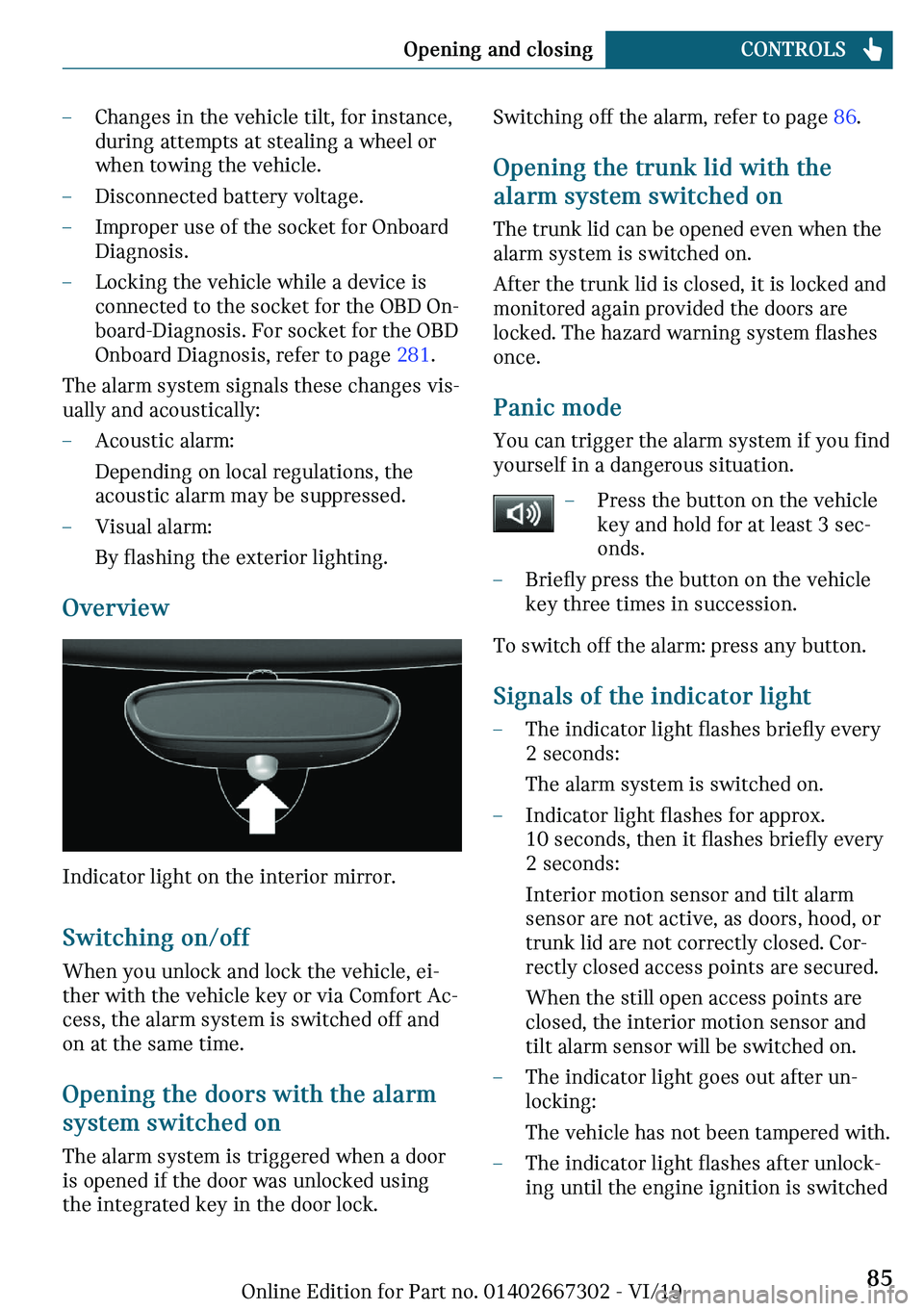 MINI COOPER CONVERTIBLE 2020  Owners Manual 